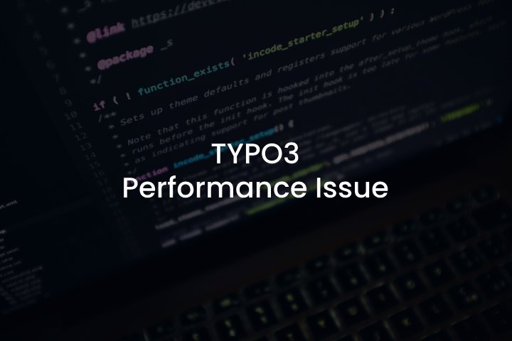 TYPO3 Performance Issue