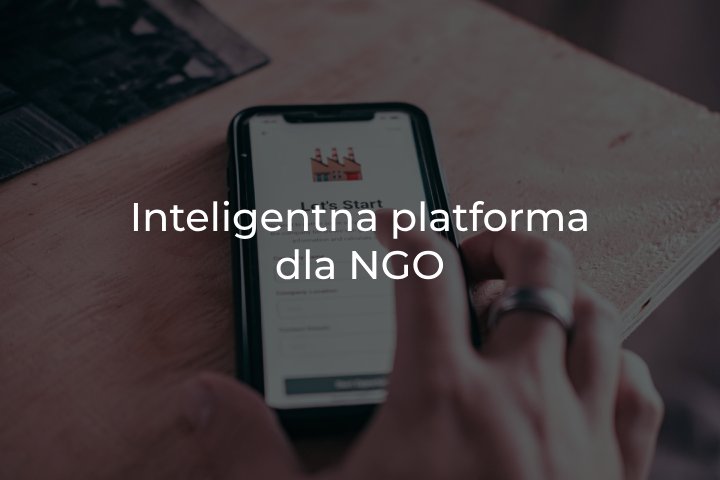 Inteligentna platforma darowizn i petycji dla NGO